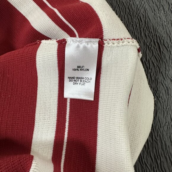 Lulus Red and White Bandage BodyCon Dress in‎ Women's Size Large - Picture 7 of 7